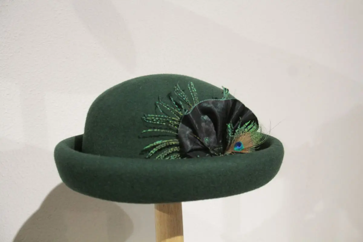 Chapeau de type "Breton" en feutre vert anglais T 54 à T 58 – Image 2