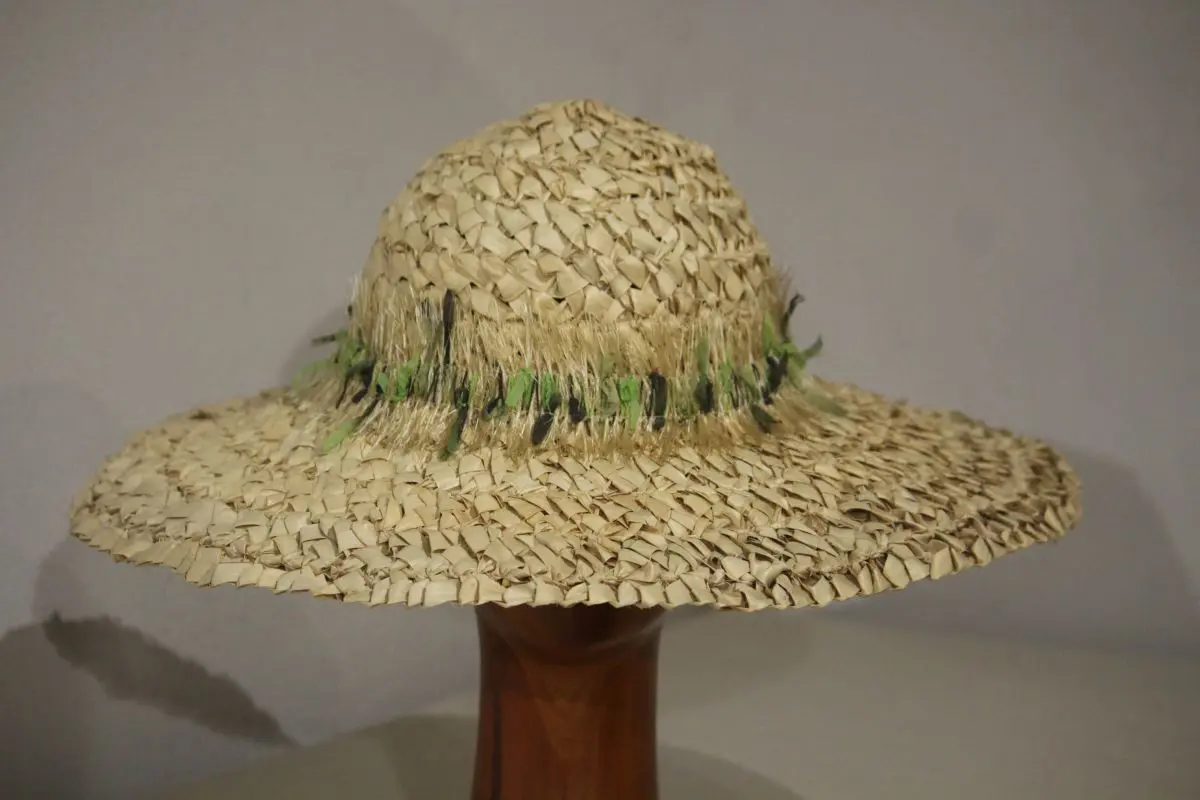 Chapeau, femme, type capeline, paille, T 56 à 58 – Image 3