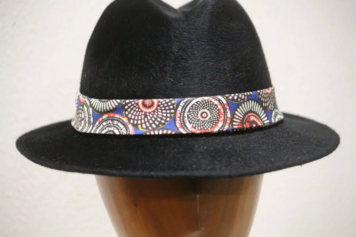 Chapeau, type Fedora, en feutre de poil de lapin, noir, T 56 – Image 8