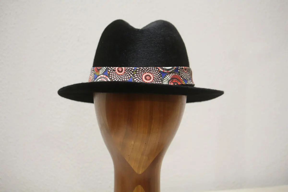 Chapeau, type Fedora, en feutre de poil de lapin, noir, T 56 – Image 11
