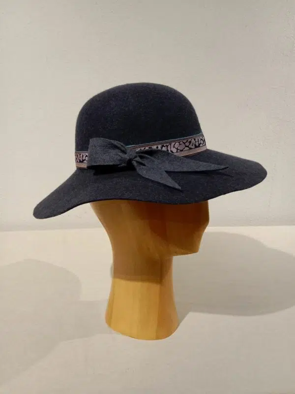 Chapeau Femme, type capeline, feutre mérinos, T 56 – Image 4
