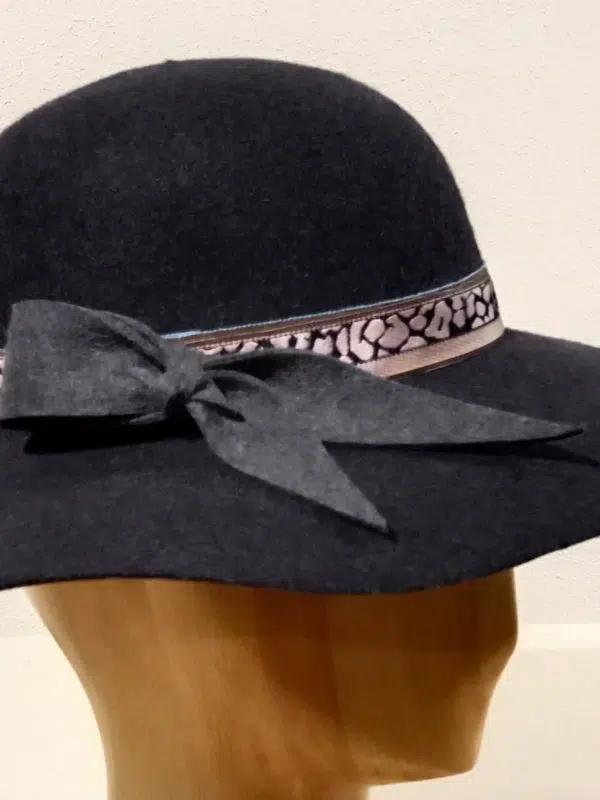 Chapeau Femme, type capeline, feutre mérinos, T 56 – Image 3