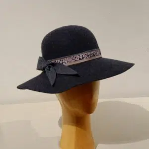 Chapeau Femme, type capeline, feutre mérinos, T 56