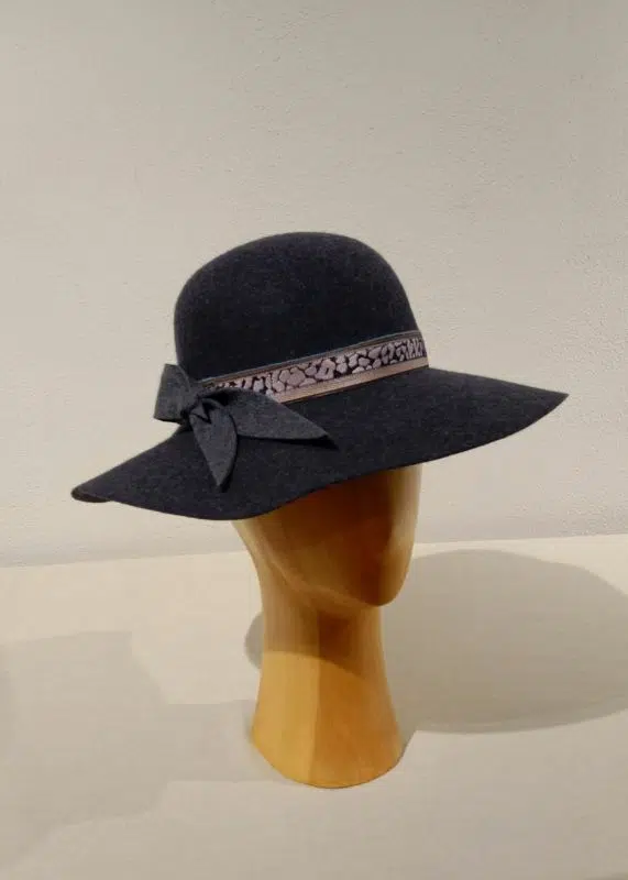Chapeau Femme, type capeline, feutre mérinos, T 56
