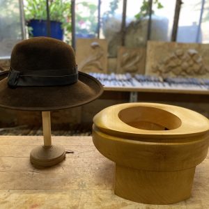Forme à chapeaux – Grand bord Fedora (largeur bord 7 cm)