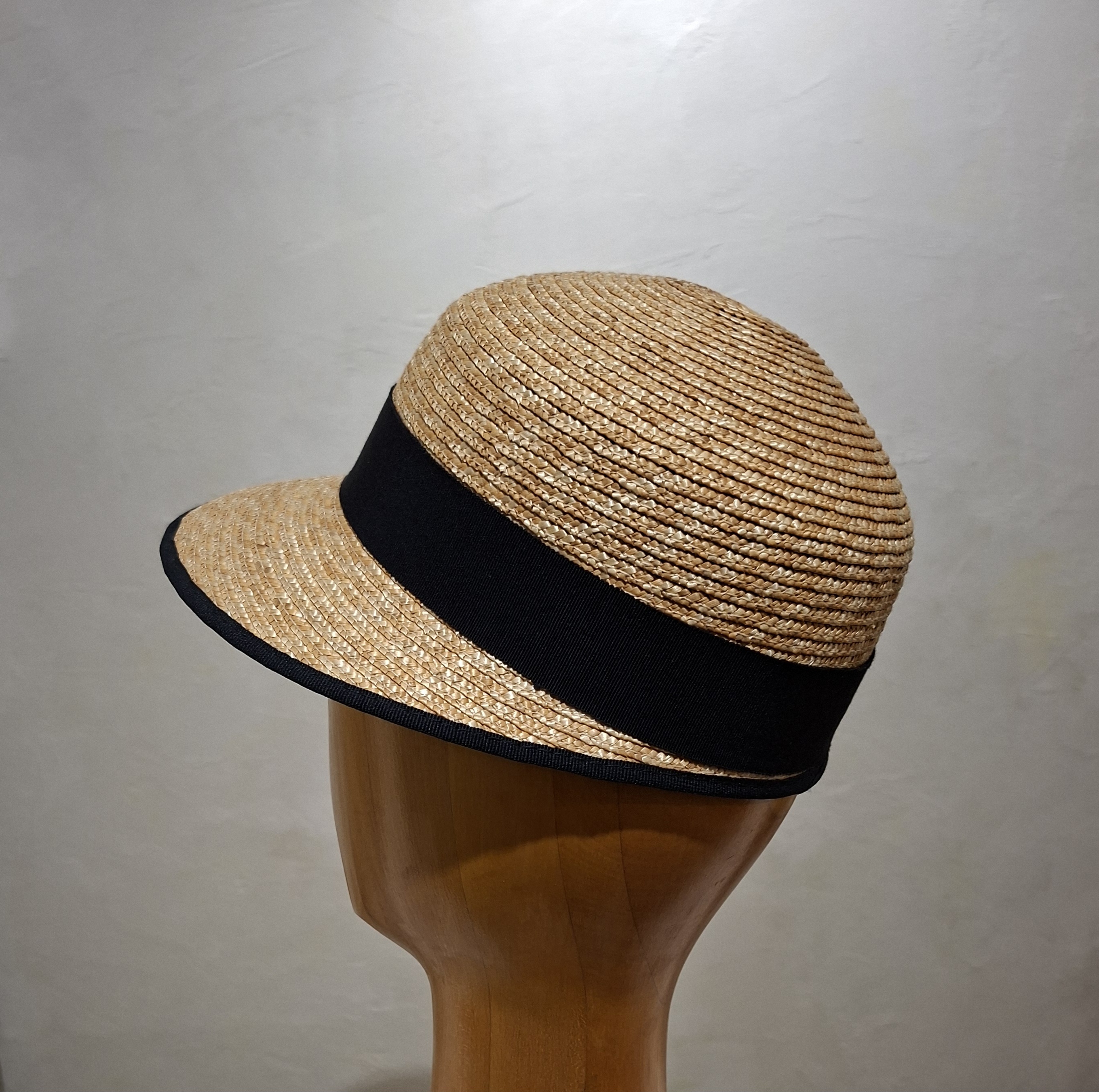 Chapeau Femme, type casquette, paille ruban, T 56 – Image 6