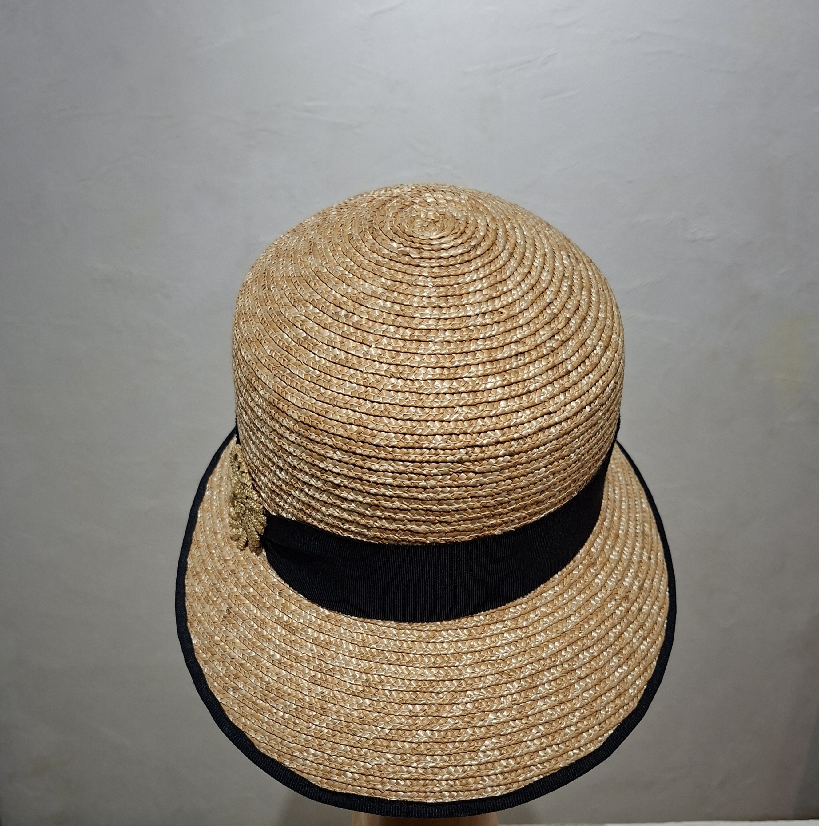 Chapeau Femme, type casquette, paille ruban, T 56 – Image 5