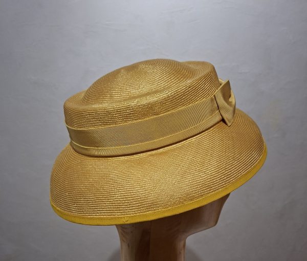 Chapeau Femme, en paille Parasisal, jaune, T 55 – Image 3