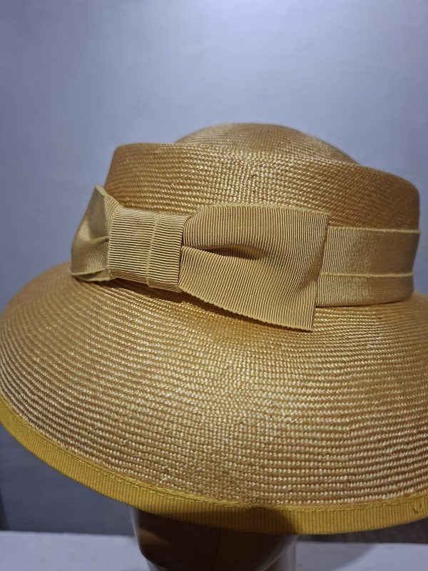 Chapeau Femme, en paille Parasisal, jaune, T 55 – Image 6