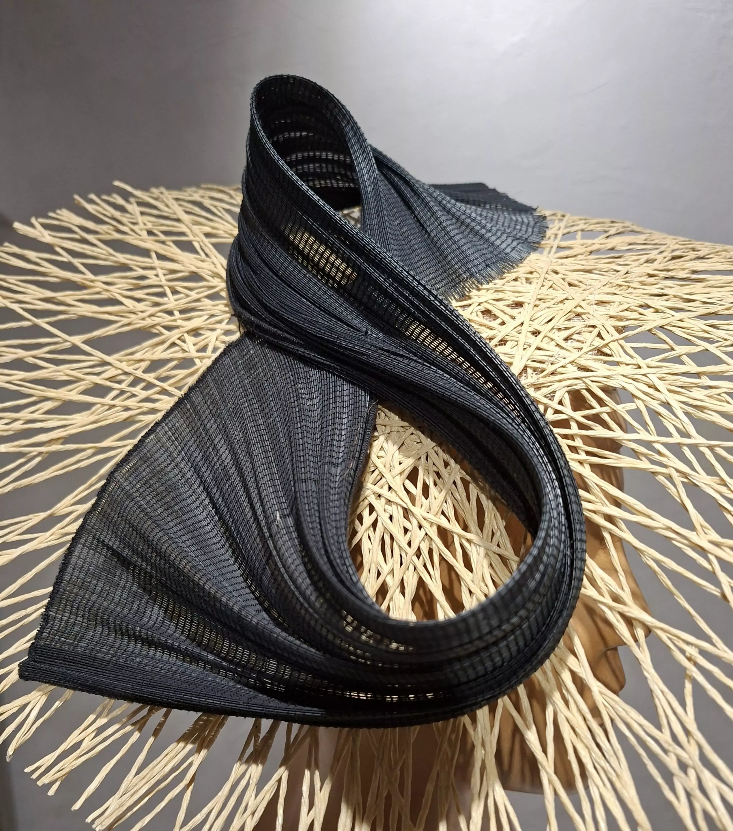 Chapeau Femme, type Parure de tête, beige et noir, Taille unique – Image 7