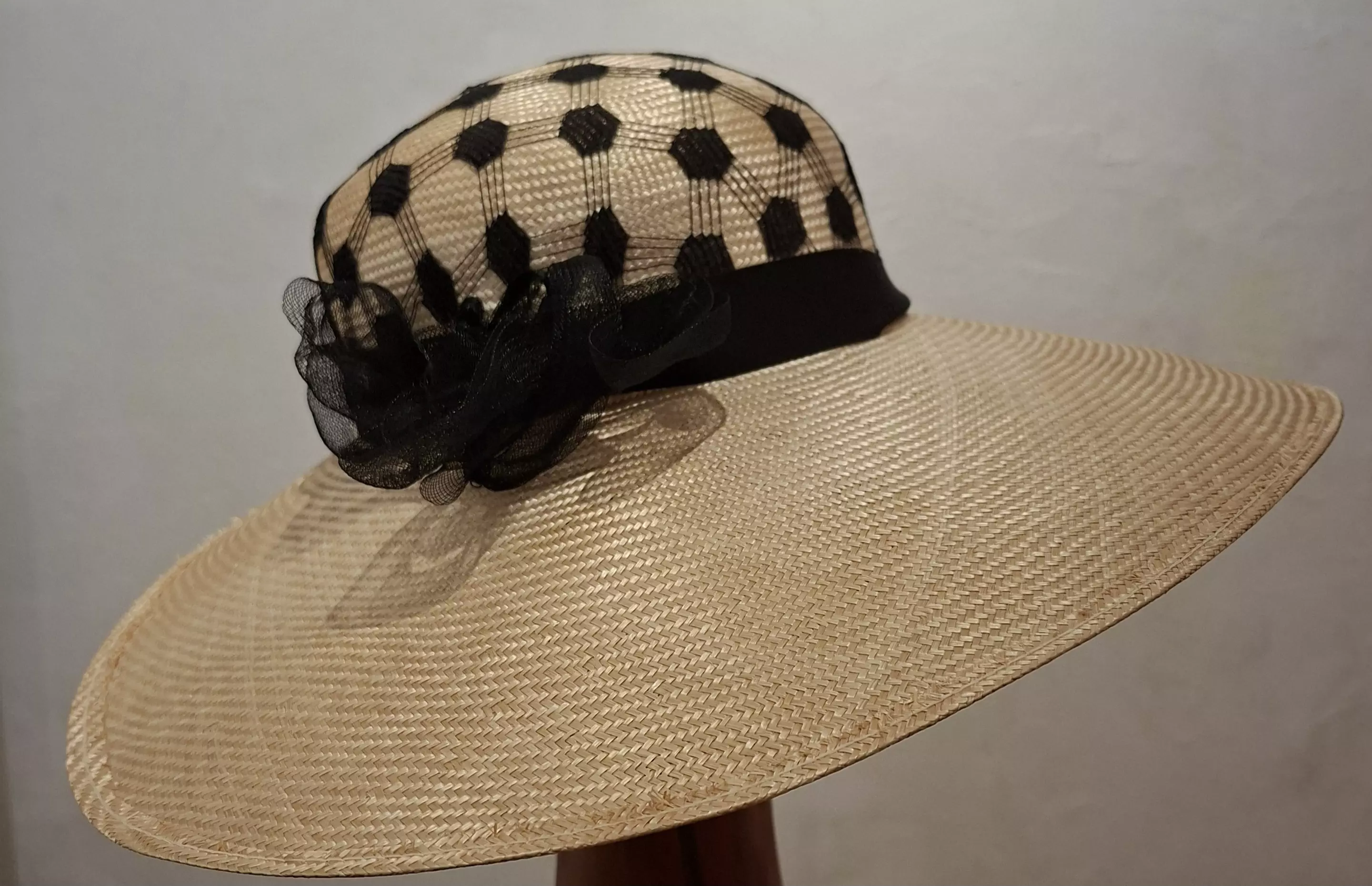 Chapeau Femme, type Grande Capeline, en paille Parasisal, T 56 – Image 5