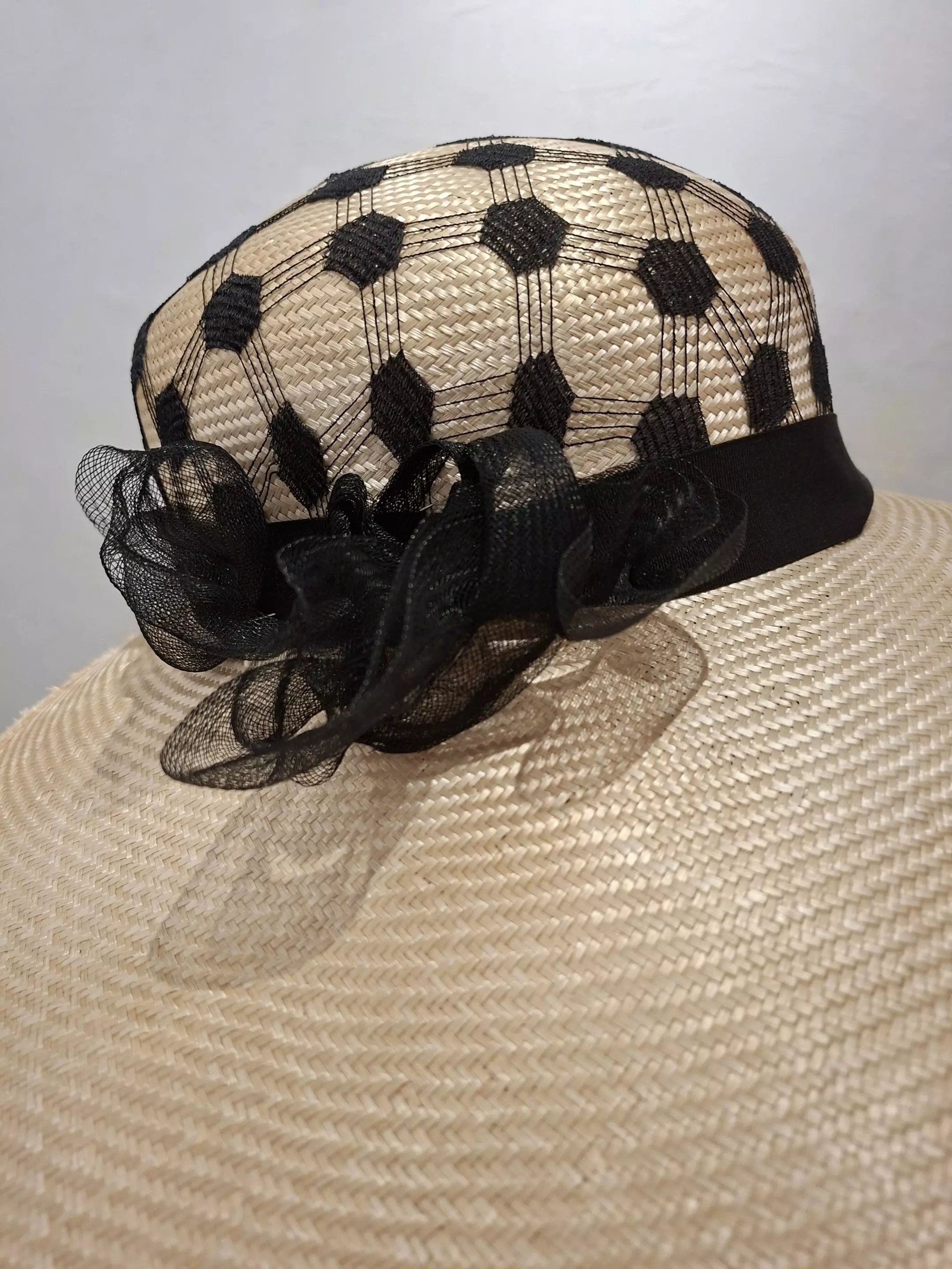 Chapeau Femme, type Grande Capeline, en paille Parasisal, T 56 – Image 6