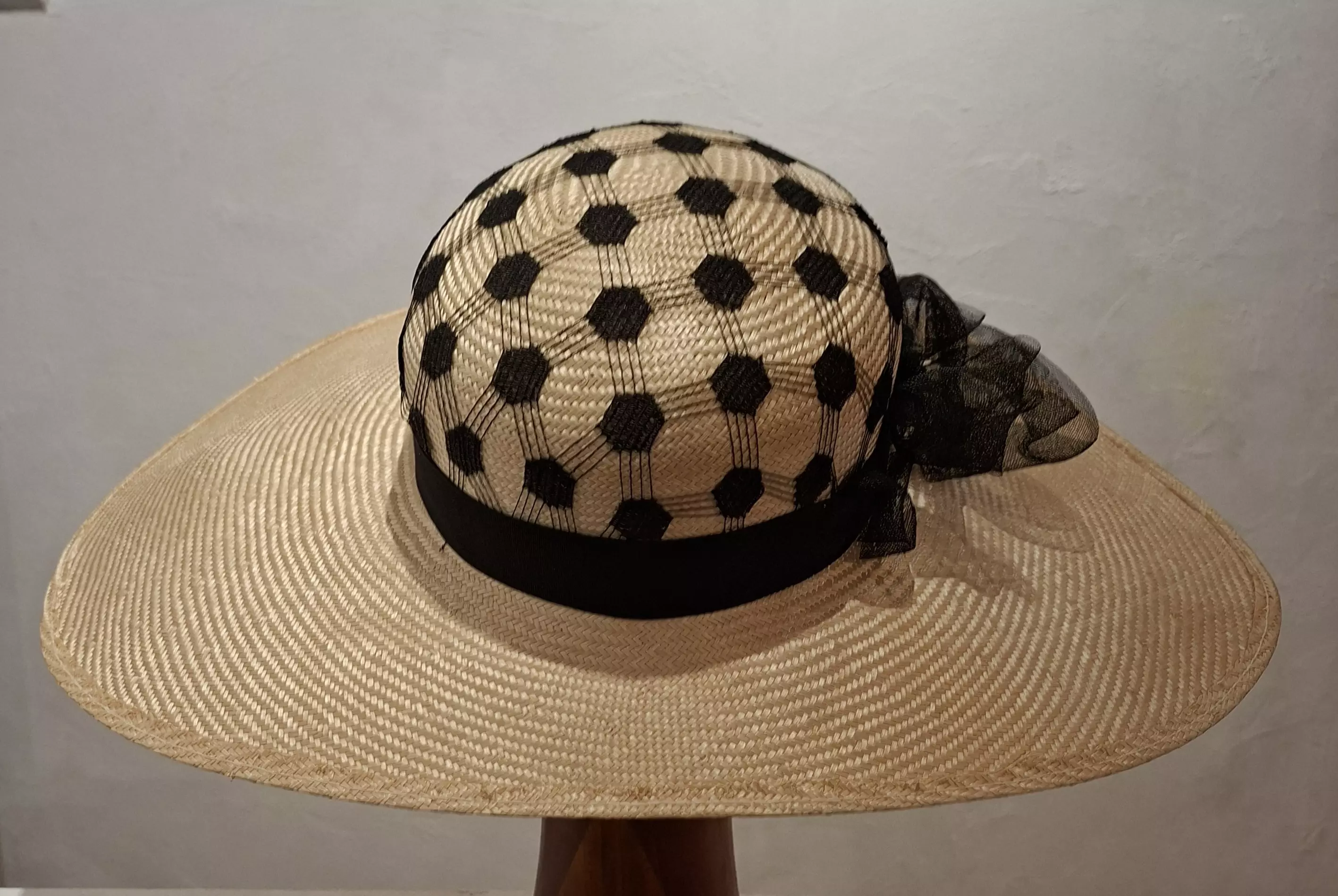 Chapeau Femme, type Grande Capeline, en paille Parasisal, T 56 – Image 3