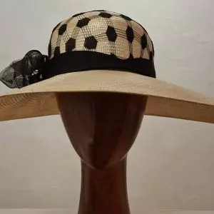 Chapeau Femme, type Grande Capeline, en paille Parasisal, T 56